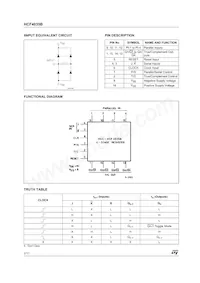 HCF4035M013TR Datasheet Page 2