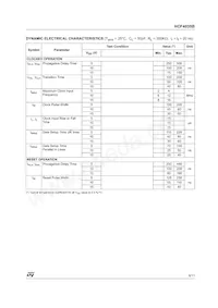 HCF4035M013TR Datasheet Page 5