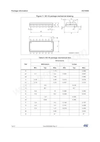 HCF4094M013TR 데이터 시트 페이지 14