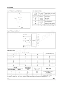 HCF4099M013TR Datasheet Page 2