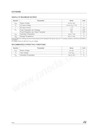 HCF4099M013TR Datasheet Page 4