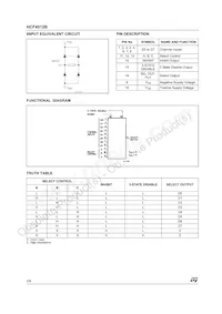 HCF4512M013TR Datasheet Page 2