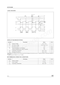 HCF4538M013TR Datasheet Page 4