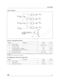 HCF4555M013TR Datasheet Page 3
