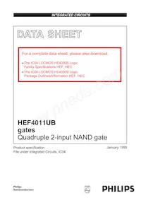 HEF4011UBP數據表 封面