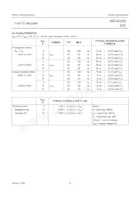 HEF4028BP Datasheet Page 5