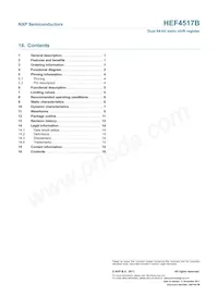 HEF4517BP Datasheet Page 16