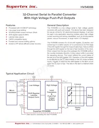 HV5408PJ-B-G Datasheet Cover