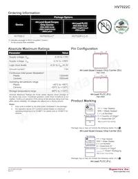 HV7022PJ-C-G Datasheet Page 2