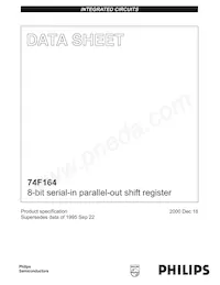 I74F164N Datasheet Cover