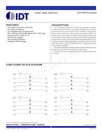 IDT74FST163244PAG8 Datasheet Cover