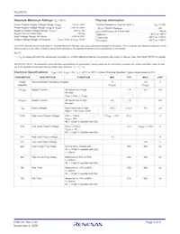 ISL24010IVZ-T Datasheet Page 3