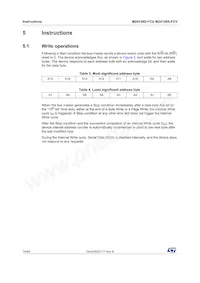 M24128S-FCU6T/T Datasheet Page 14