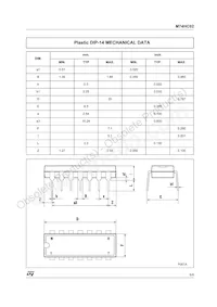 M74HC02TTR Datasheet Pagina 5