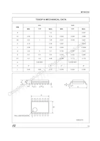 M74HC02TTR Datasheet Pagina 7
