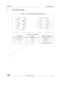 M74HC04TTR Datasheet Pagina 3