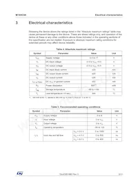 M74HC04TTR Datasheet Page 5