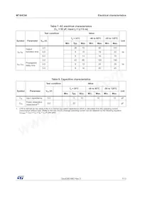 M74HC04TTR Datasheet Page 7