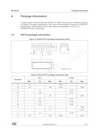 M74HC04TTR Datasheet Page 9