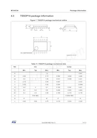 M74HC04TTR Datasheet Page 11
