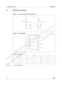 M74HC09RM13TR Datasheet Page 4