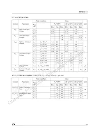 M74HC11TTR Datasheet Pagina 3