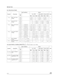 M74HC138TTR Datasheet Pagina 4