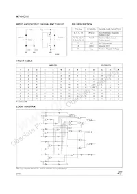 M74HC147RM13TR Datasheet Pagina 2