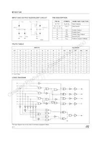 M74HC148TTR Datenblatt Seite 2