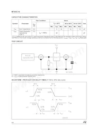 M74HC14TTR Datasheet Page 4