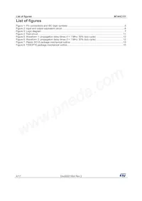 M74HC151YTTR Datasheet Page 4