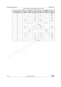 M74HC151YTTR Datasheet Pagina 14