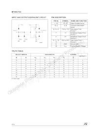 M74HC153RM13TR Datenblatt Seite 2