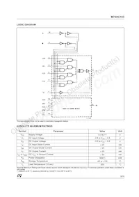 M74HC153RM13TR Datasheet Pagina 3