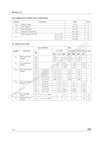 M74HC153RM13TR Datasheet Page 4