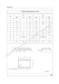 M74HC157B1R Datasheet Pagina 8
