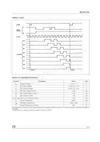 M74HC164TTR Datasheet Page 3
