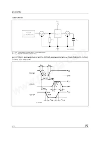 M74HC164TTR Datasheet Page 6