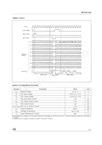 M74HC165RM13TR Datasheet Page 3
