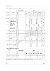M74HC166B1R Datenblatt Seite 6