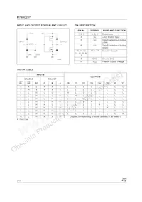 M74HC237RM13TR Datasheet Page 2