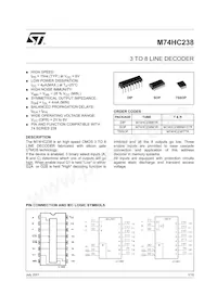 M74HC238B1R Datasheet Cover