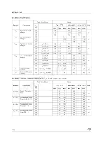 M74HC238B1R Datasheet Page 4