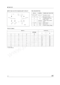 M74HC251RM13TR Datasheet Page 2