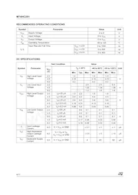 M74HC251RM13TR數據表 頁面 4