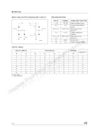 M74HC253RM13TR Datasheet Pagina 2