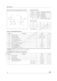 M74HC266B1R Datenblatt Seite 2