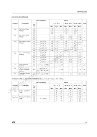 M74HC266B1R Datasheet Pagina 3