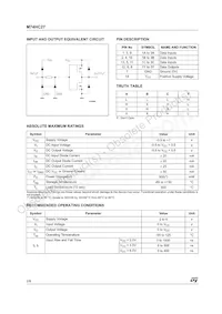 M74HC27RM13TR Datenblatt Seite 2