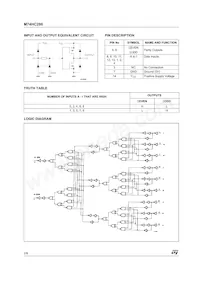 M74HC280B1R Datasheet Pagina 2